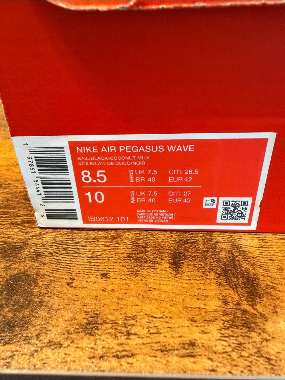 Nike Men's Air Pegasus Wave 8.5M/10W